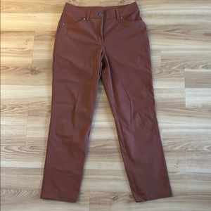 Lululemon City Sleek Sim Pants in ancient copper
